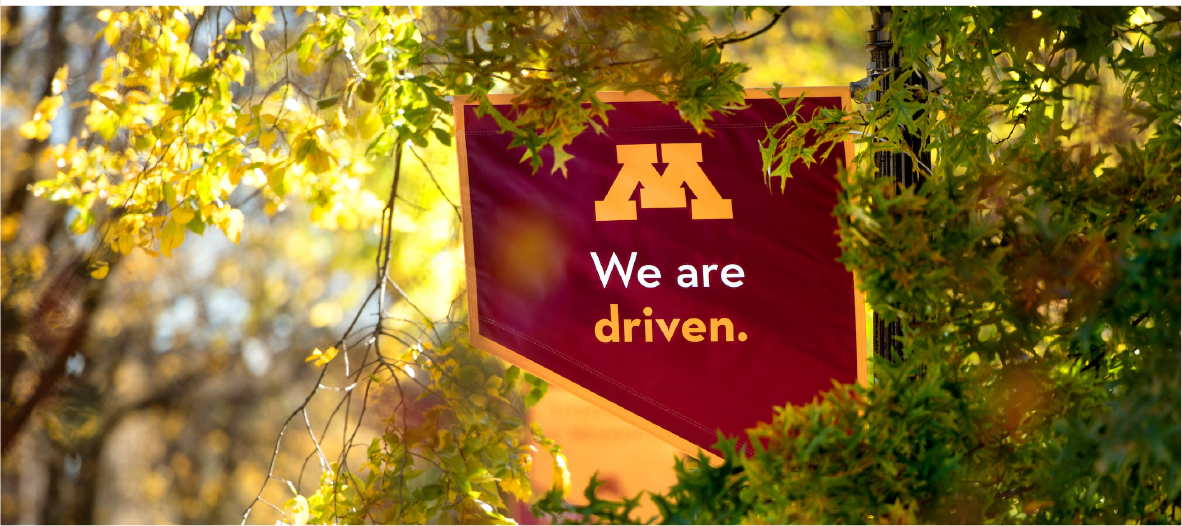 we are driven sign on campus